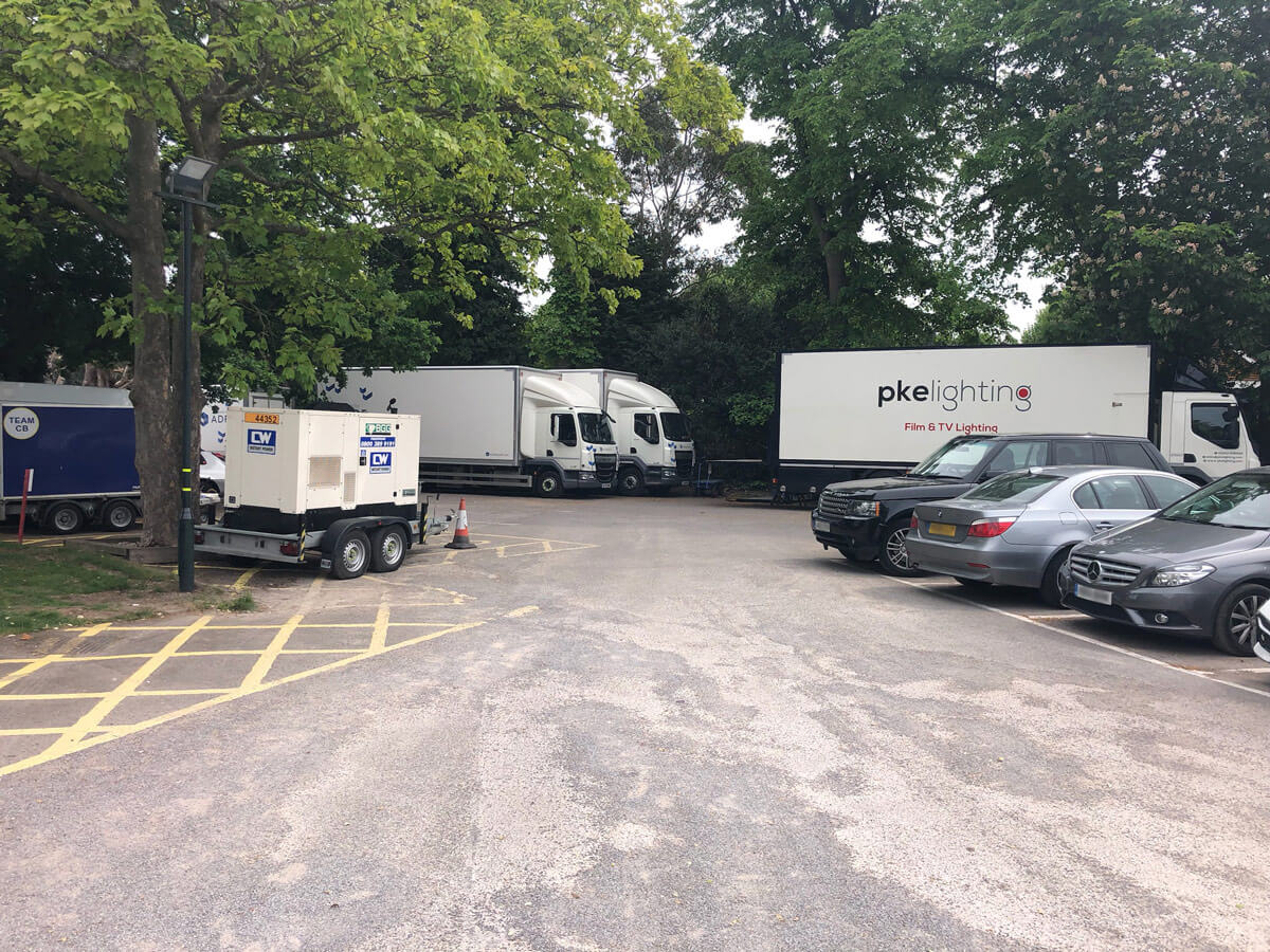 Film Crew Car Park